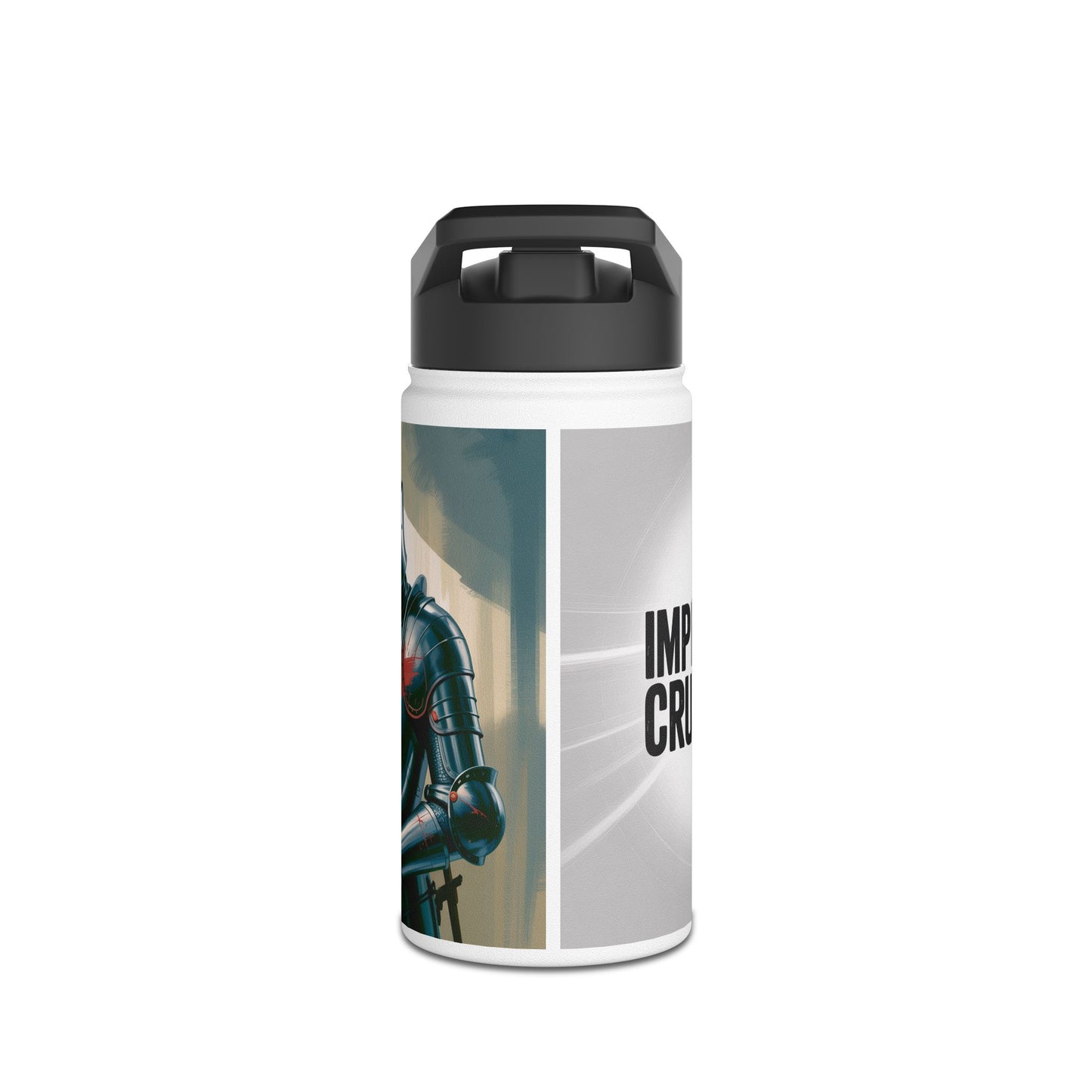 Stainless Steel Water Bottle with Unique Metal Design, Perfect for Everyday Use, Fitness, Camping, Travel, Gifts