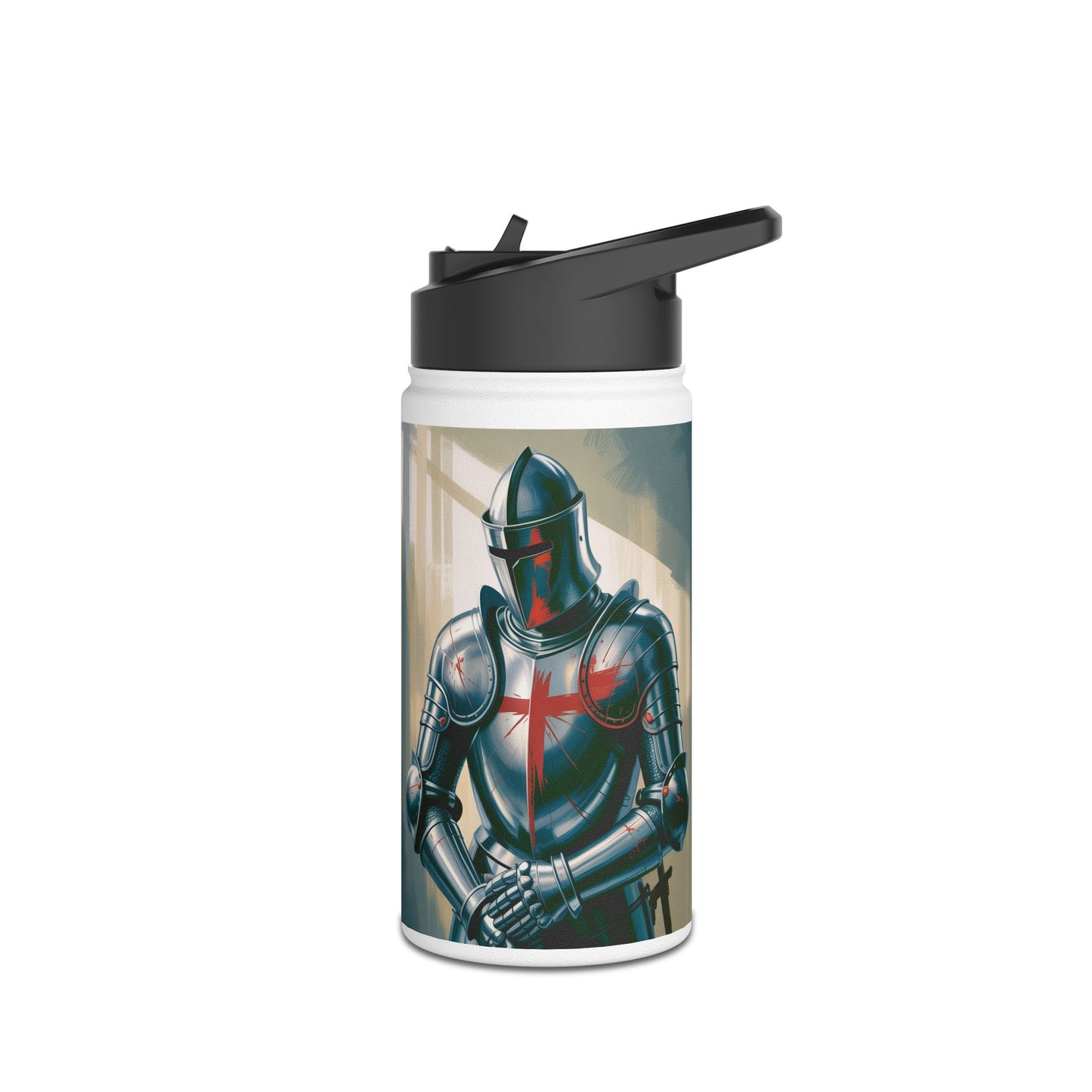 Stainless Steel Water Bottle with Unique Metal Design, Perfect for Everyday Use, Fitness, Camping, Travel, Gifts