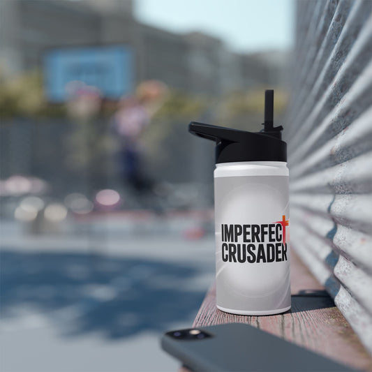 Stainless Steel Water Bottle with Unique Metal Design, Perfect for Everyday Use, Fitness, Camping, Travel, Gifts