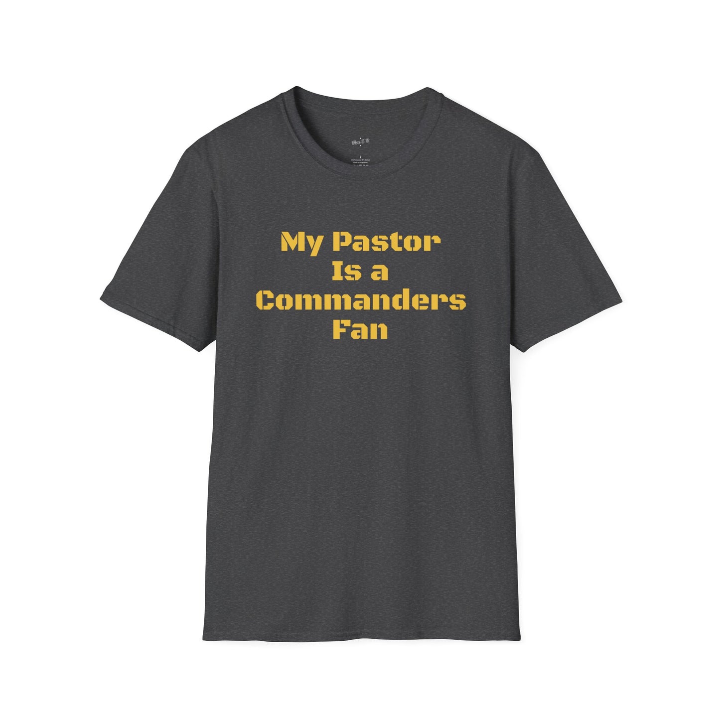 The My Pastor Is A Commanders Fan T-Shirt