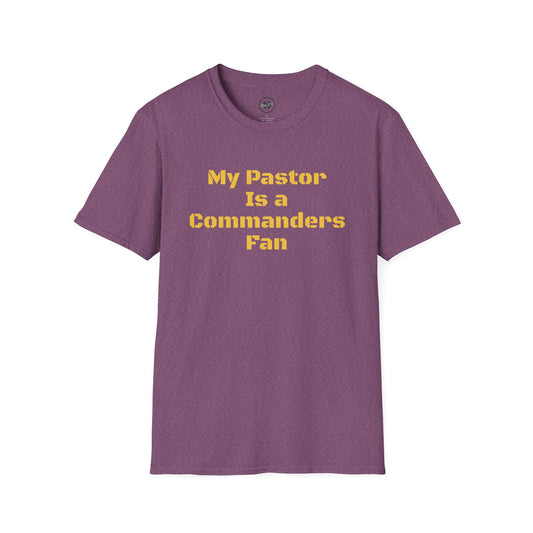 The My Pastor Is A Commanders Fan T-Shirt